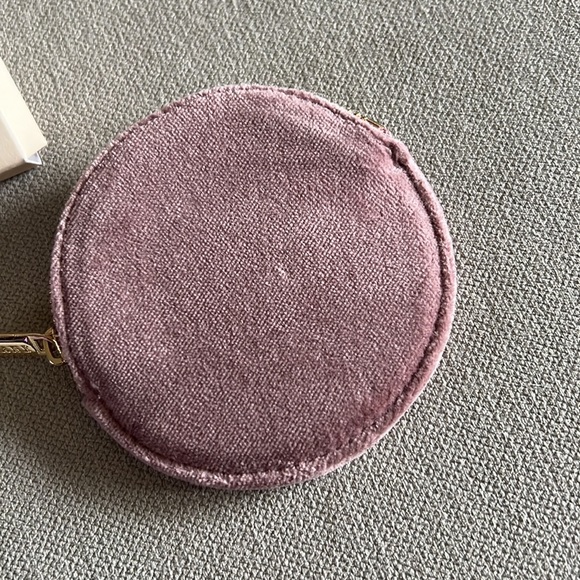 Sezane Nicolas Velvet Coin Case in Lavender - Picture 6 of 6
